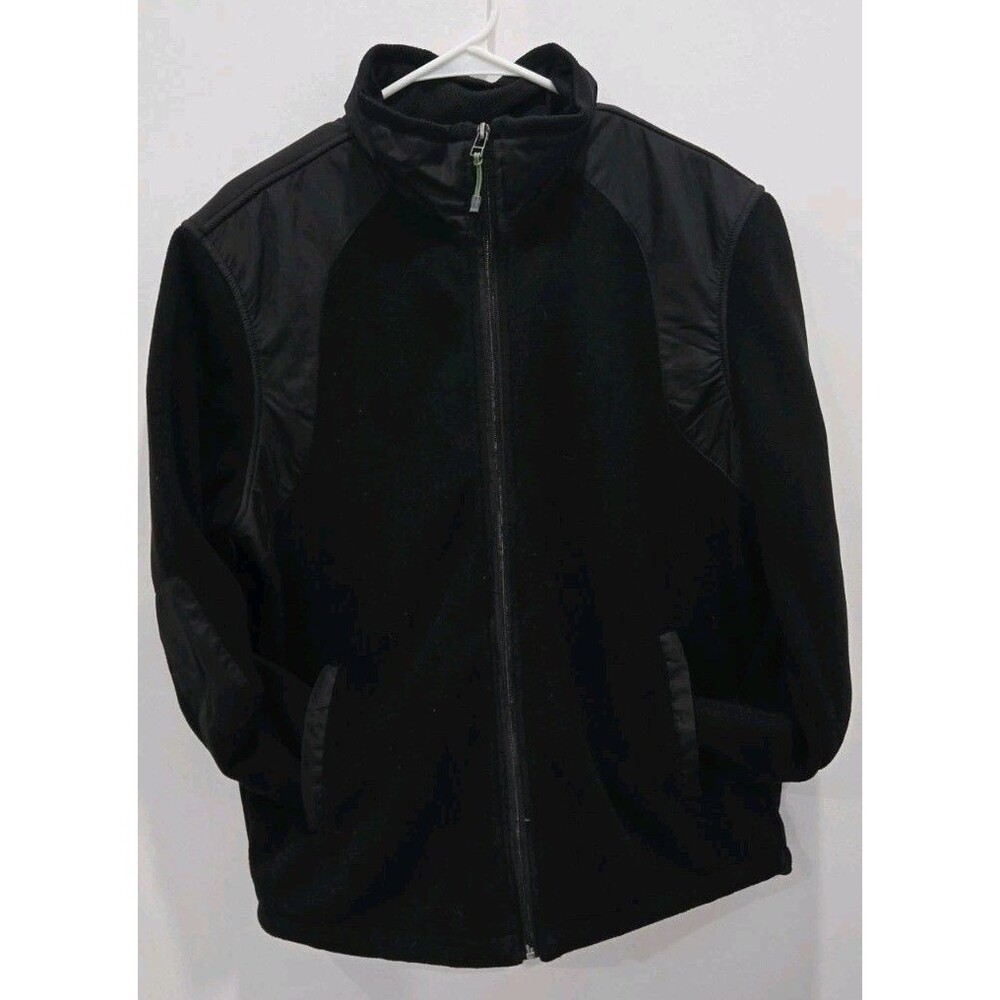 Hydrogen - Full Zip Fleece Softshell Jacket -  Mens Sz M Black - Soft Warm